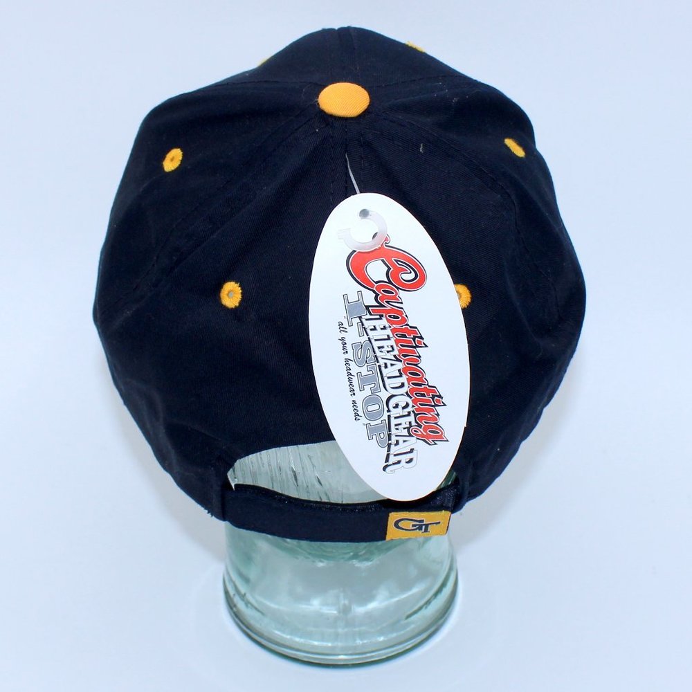 Captivating Headgear Georgia Tech Yellow Jackets Adjustable Cap - Picture 6 of 6